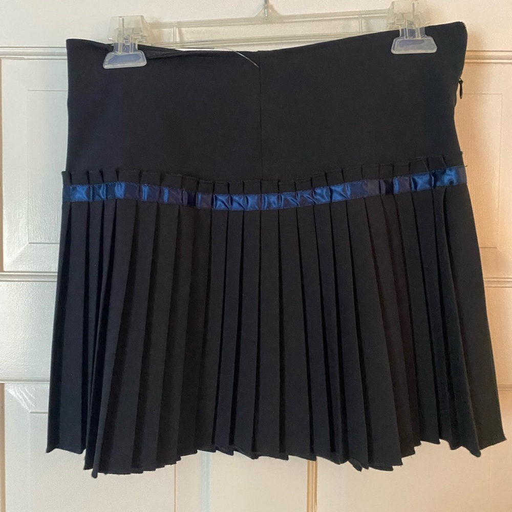 New Navy Pleated Skirt